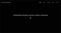 Desktop Screenshot of matteobergamini.com